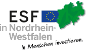 Logo ESF in Nordrhein-Westfalen